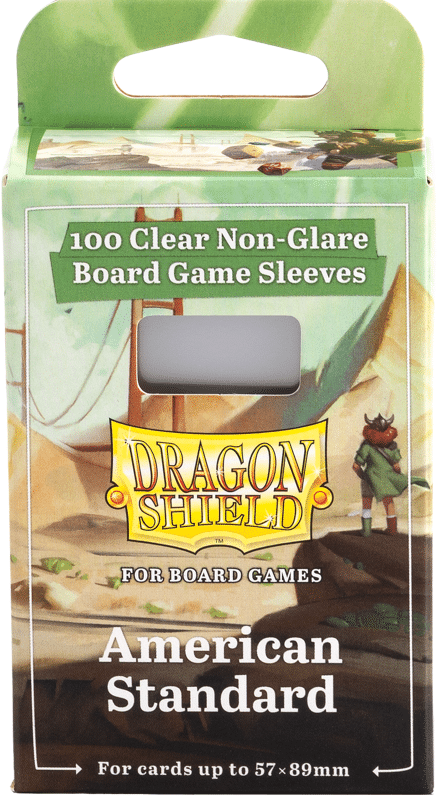 Dragon Shield Board Game American Standard Sleeves 100 Count - A Muse N Games